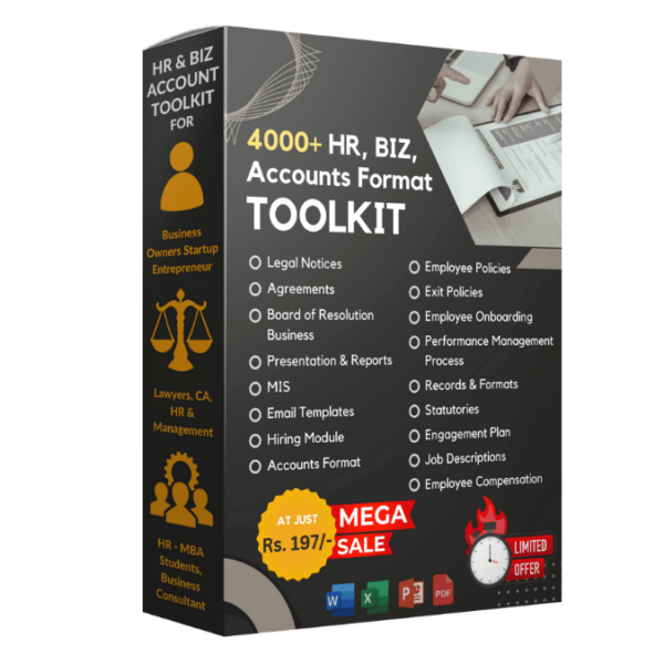 4000+ HR, BIZ, ACCOUNTS FORMAT TOOLKIT